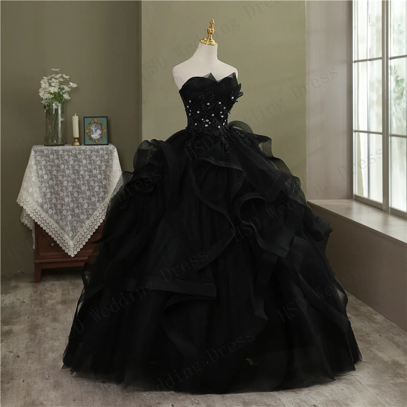 Quinceanera Dresses Party Prom Lace Embroidery Strapless Ball Gown 5 Colors Quinceanera Dress Plus Size Vestido De Quince Robe