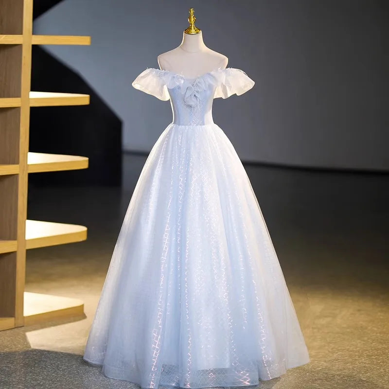 JEHETH Off-Shoulder Quinceanera Dresses Masquerade Vestidos De 15 Anos Formal Cinderella Birthday Party Gowns  robe de bal