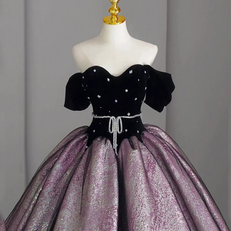French Sexy Luxury Strapless Boat Neck Wedding  Dresses for Bride 2024 Elegant Long Prom Evening Guest Party Women Dress